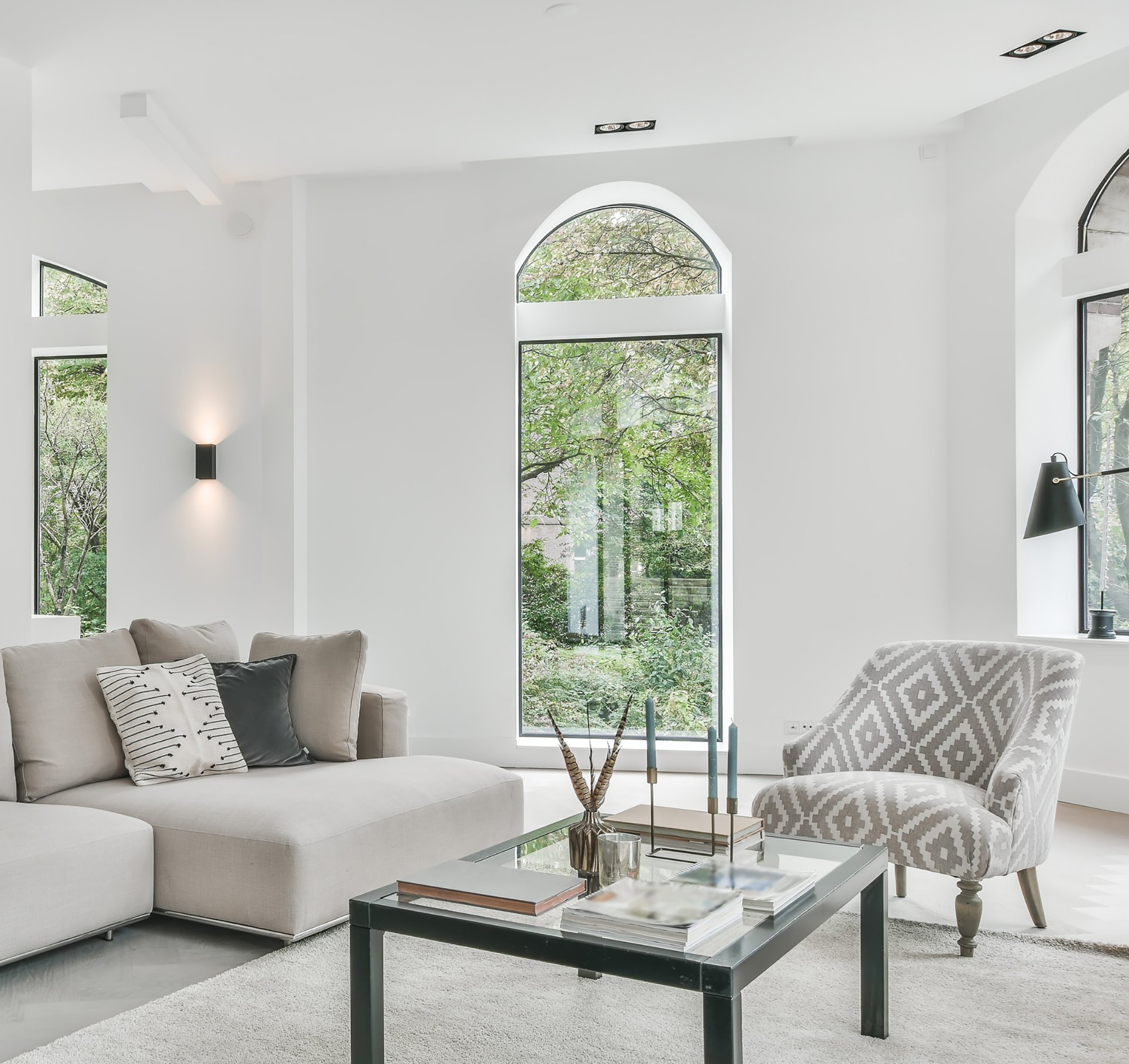 AI-generated living room design by Quick Dreamviz