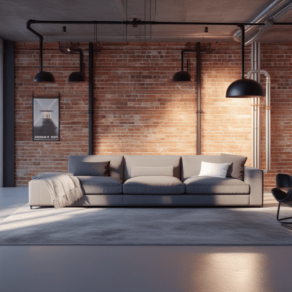 AI-generated living room design by Quick Dreamviz